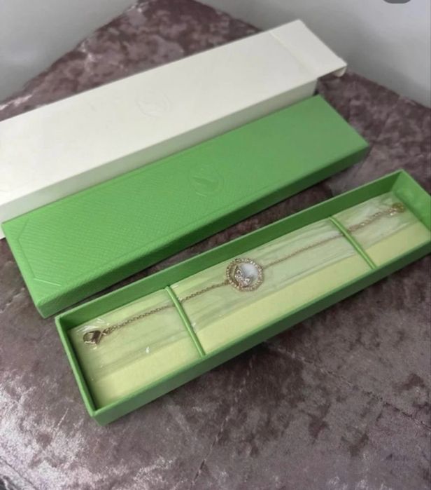 Vand bratara Swarovski rose gold