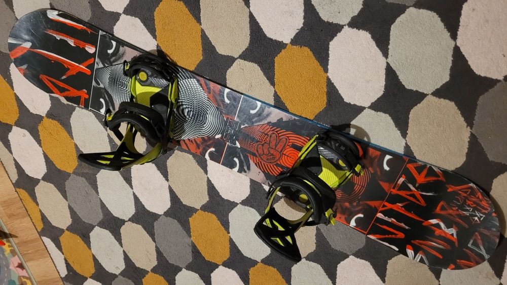 Placa snowboard Nitro 153 cu legături Nitro Phantom