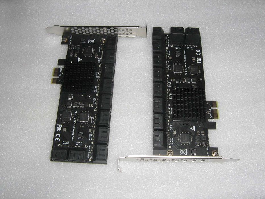 Placi ADAPTOARE PCIe X1 cu 20 de porturi SATA SATA 3.0