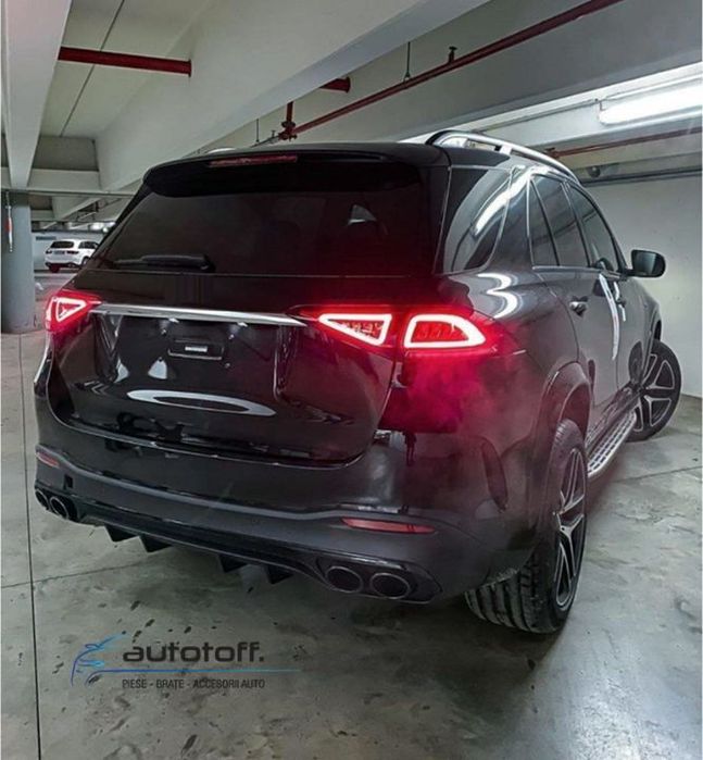 Praguri aluminiu Mercedes Benz GLE W167 (2019+) trepte laterale