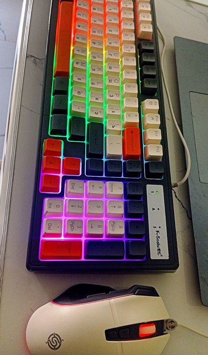 Клавиатура и мышь люкс, новая