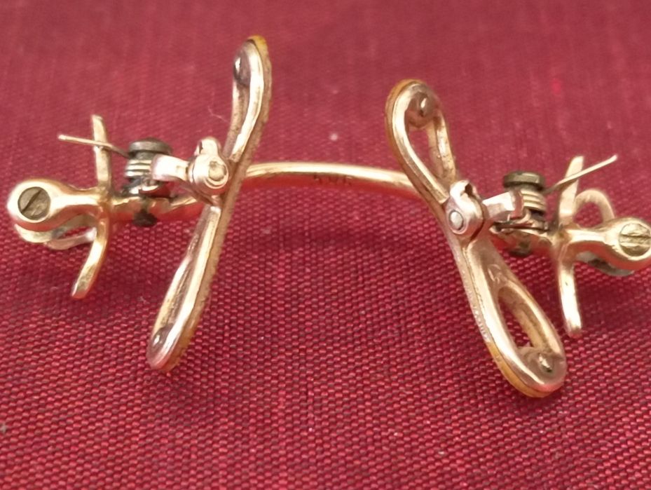 Пенсне золото без стёкол