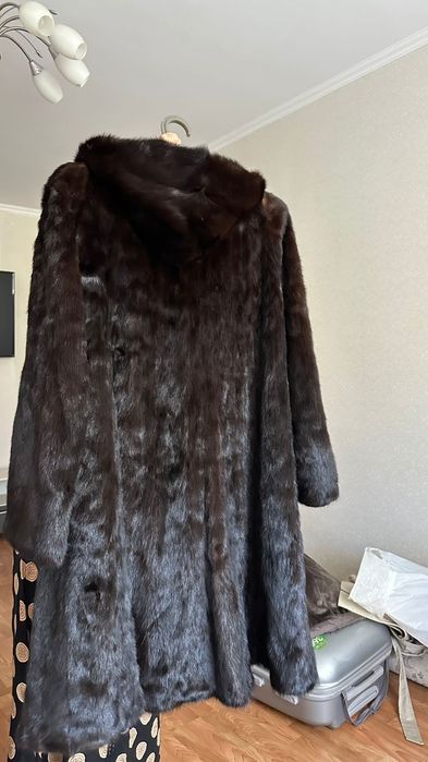 Шуба норковая,плащ