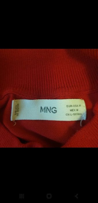 Pulover dama,Mango,mar M,rosu