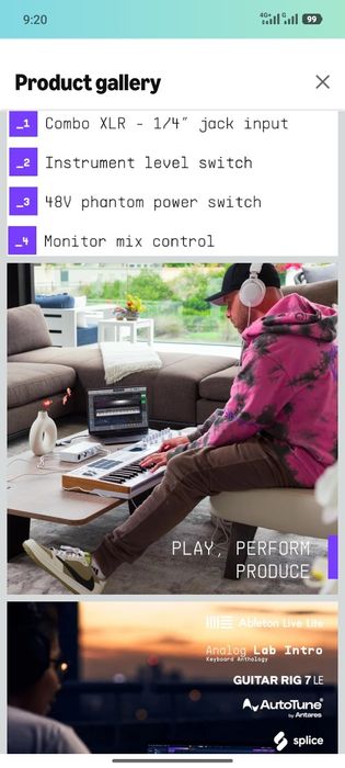Arturia Minifuse Audio interface (zvuk karta)
