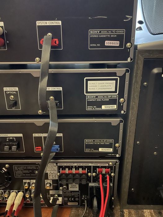 Sistem audio Hifi Sony EX100 AV si boxe  SA-EX200