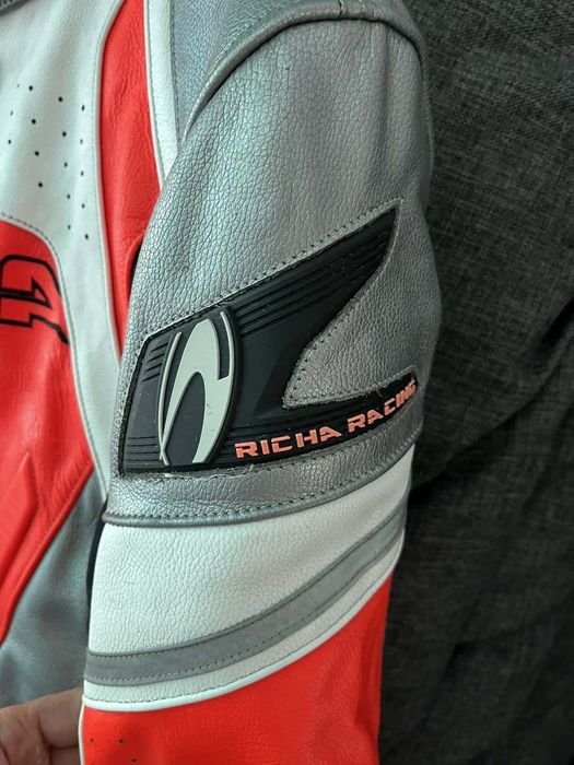 Мъжко кожено мото яке Richa Lucky Racing
