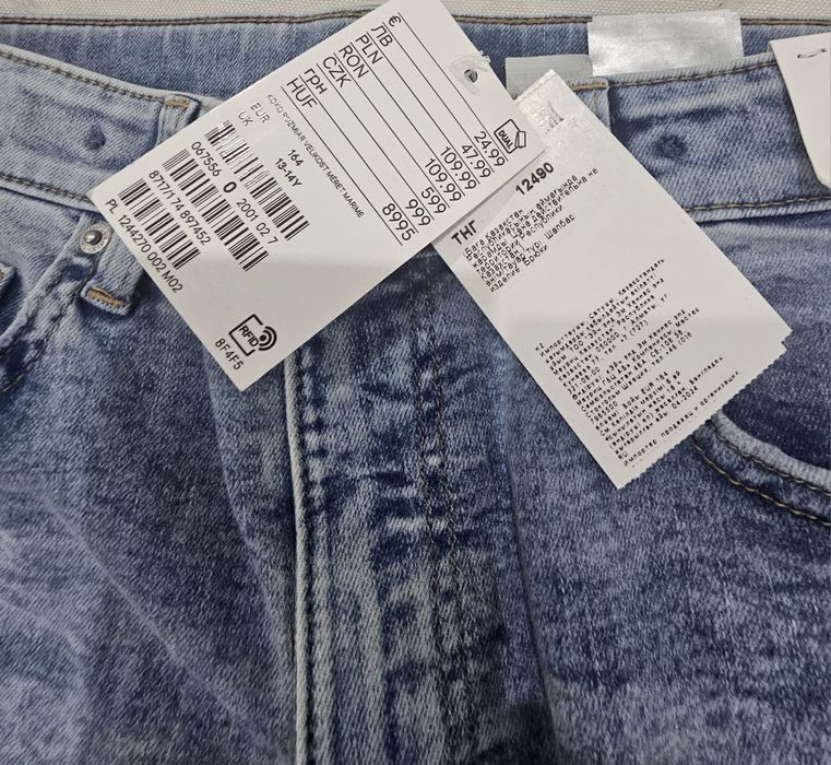 Новые джинсы H&M 164 см