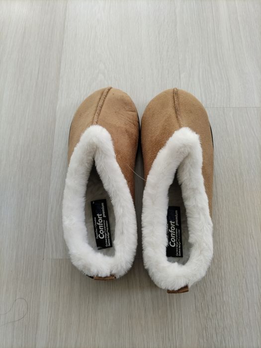 Пантофи комфорт гел приеми-кафяви. COMRORT GEL PREMIUM.