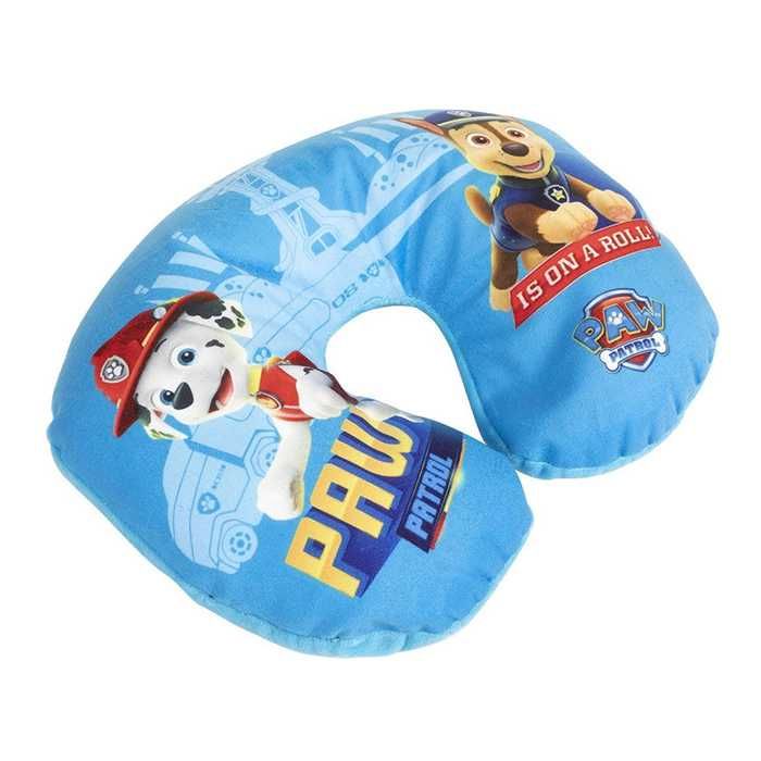 Възглавница за Врат Paw Patrol Детска Момче Момиче Синя Розова Универсална За Кола Пътуване