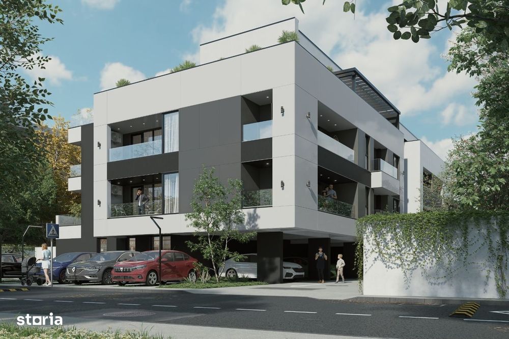 Oltenitei - Laurentiu Raiciu Popesti - 2 camere cu gradina in bloc nou