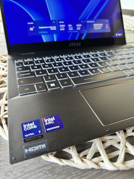 Laptop Ultrabook MSI 13.3'' Summit 13 AI+ Evo A2VMTG Intel Ultra 7 ssd 1Tb