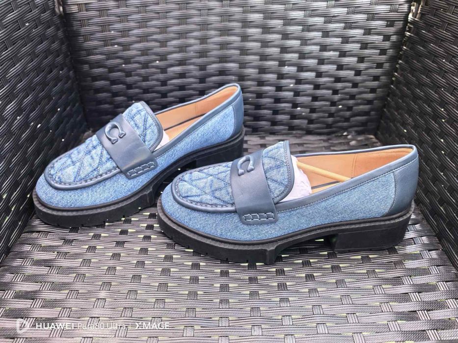 Coach Leah Indigo Denim дамски лоуфъри