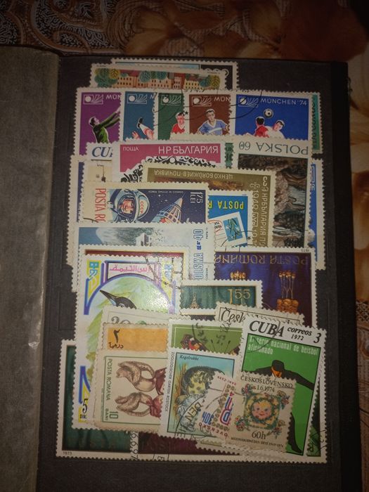 Clasor cu timbre (colectie) valoroase