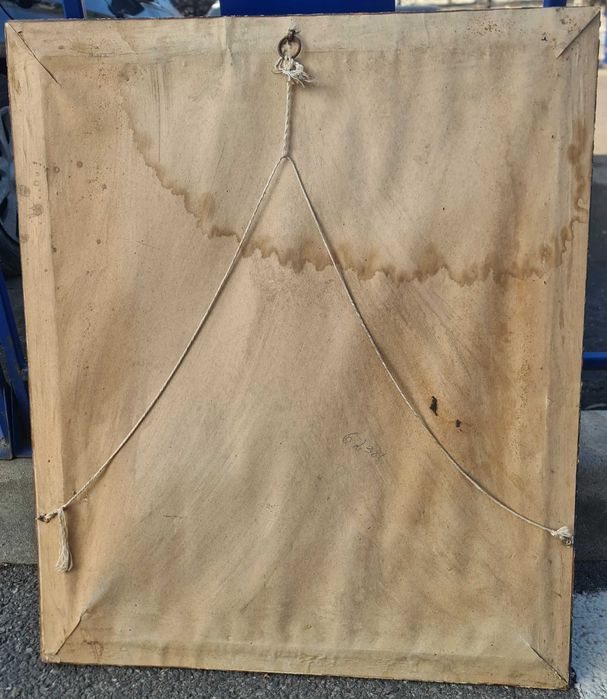 Tablou vechi Fidel Castro 70 cm  semnat