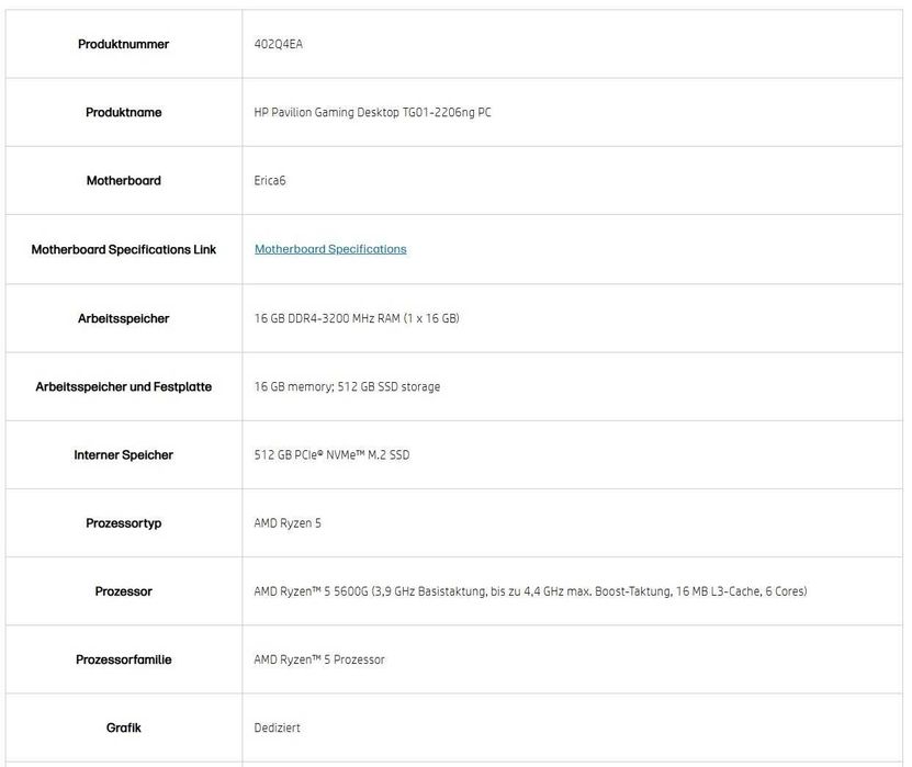 Геймърски компютър HP Pavilion TG01-2206ng