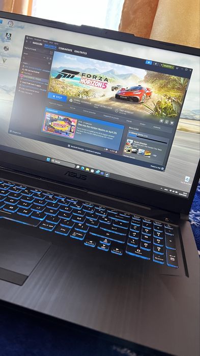Vand Laptop: Asus Tuf-Gaming F17 i7