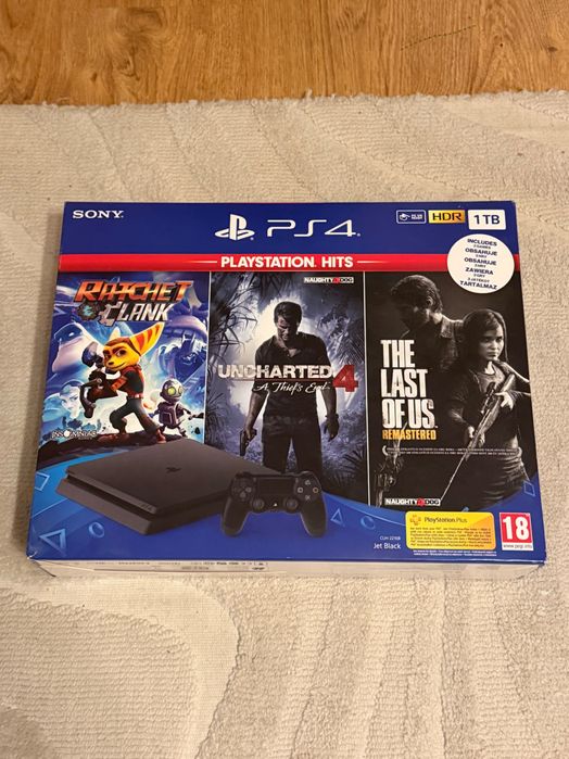 PlayStation 4 slim 1TB и 10 игри
