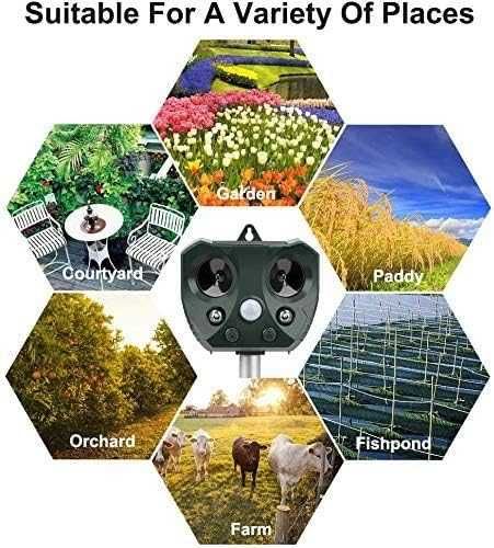 Ультразвуковой отпугиватель птиц, животных на солнечных батареях