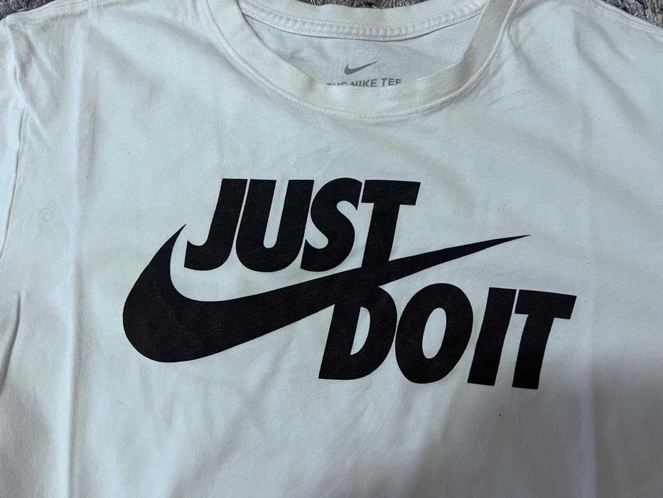 Tricou Nike Just Do It - Alb - Marimea L