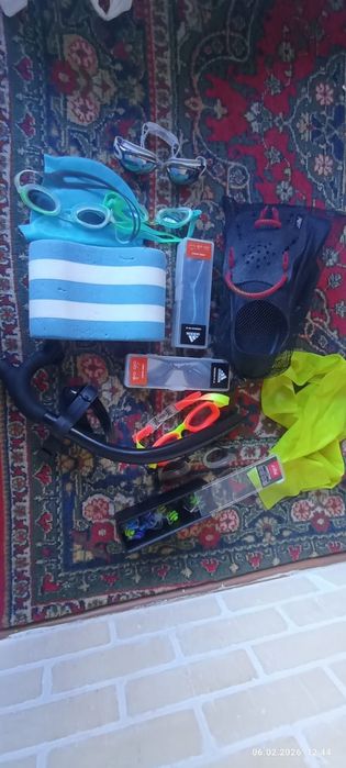 Очки 5 шт ласты шапка трупка и тд