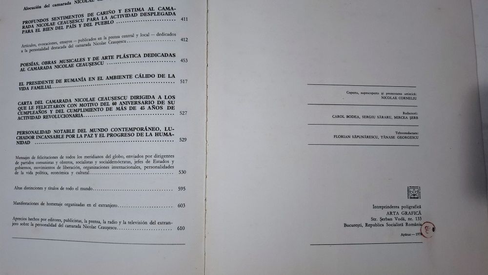 OMAGIU lui Ceaușescu din 1978