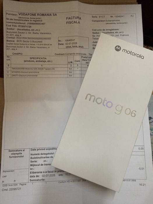 Telefon Motorola g06