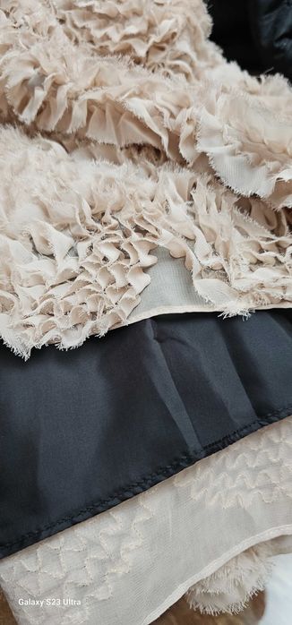Rochie midi ,catifea si mătase marimea L 42-44