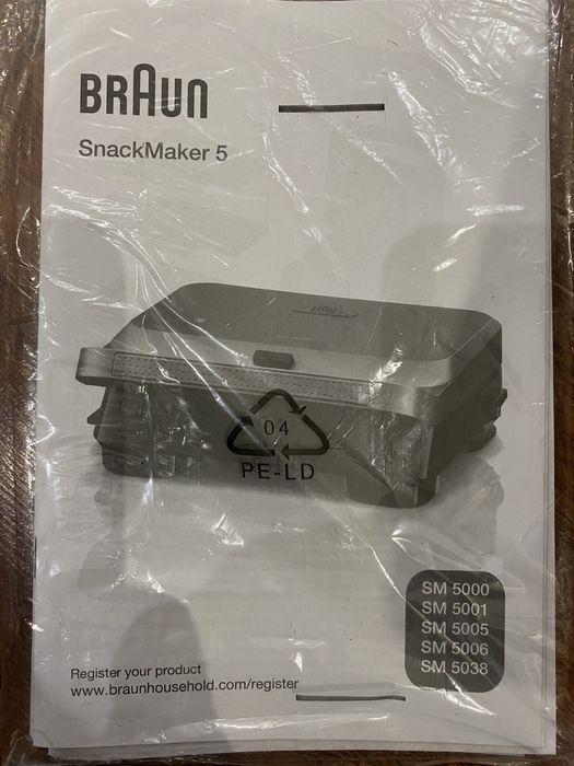 Электро Гриль-Вафельница «BRAUN» новая