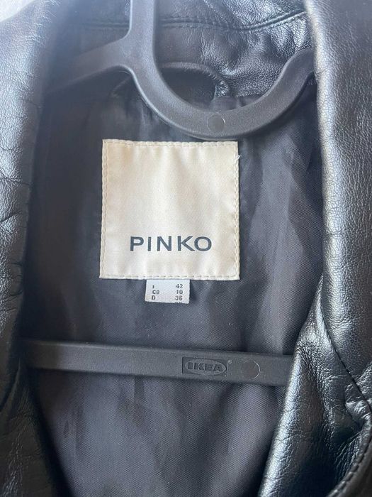 Оригинално кожено яке PINKO Sensibile – 100% агнешка кожа, IT 42