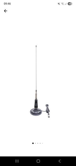 Antena cbAntena CB PNI LED 2000, 90 cm, cu baza magnetica 145mm, 26-28