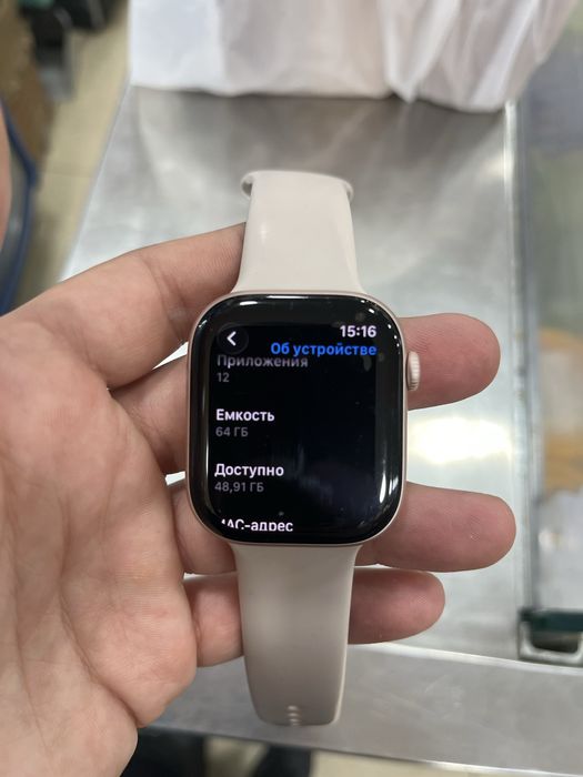 I watch 10 series rose gold 46 mm 64 гб