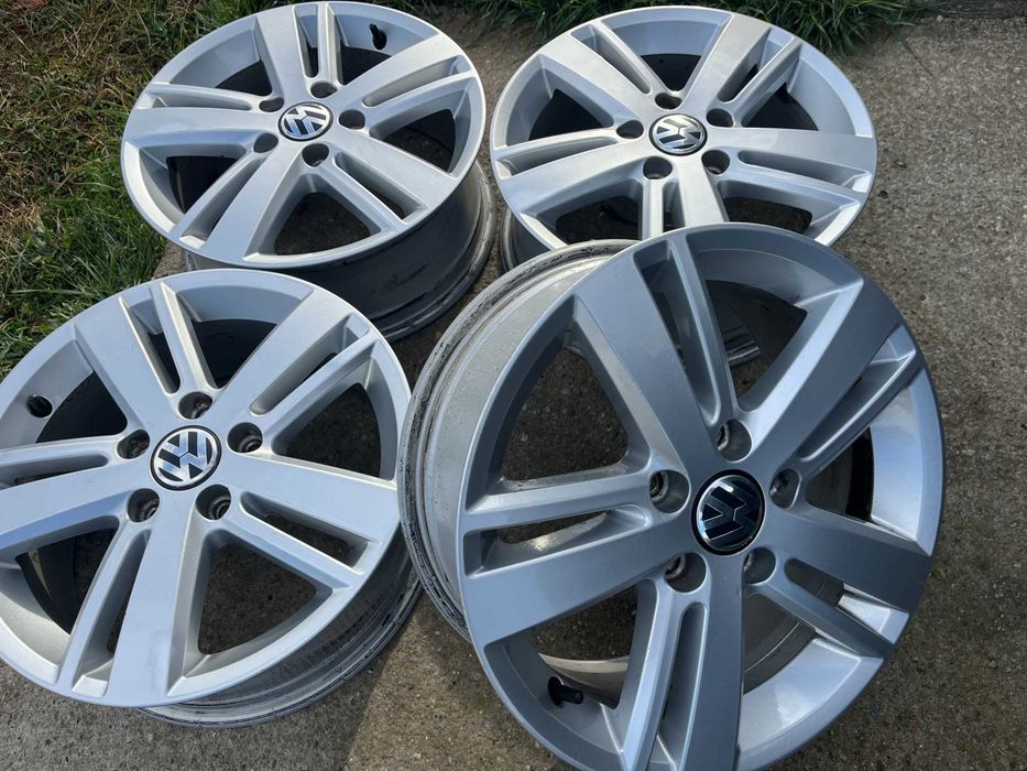 Jante Aluminiu pe 16 VW PASSAT GOLF Jetta Touran Caddy 5x112