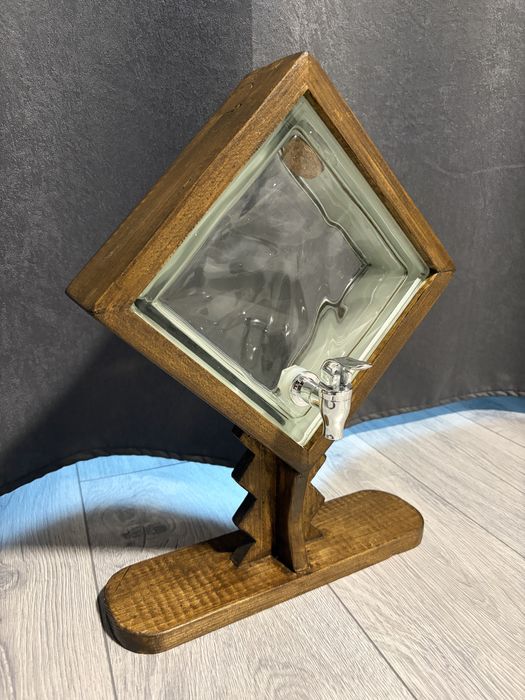 Dispenser(dozator) handmade pentru băuturi – piesă unică, excelentă pentru cadou