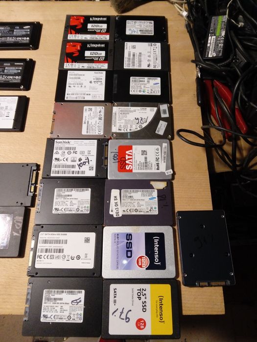 Lot hdd 250-1 tb/ssd 2 5- M2