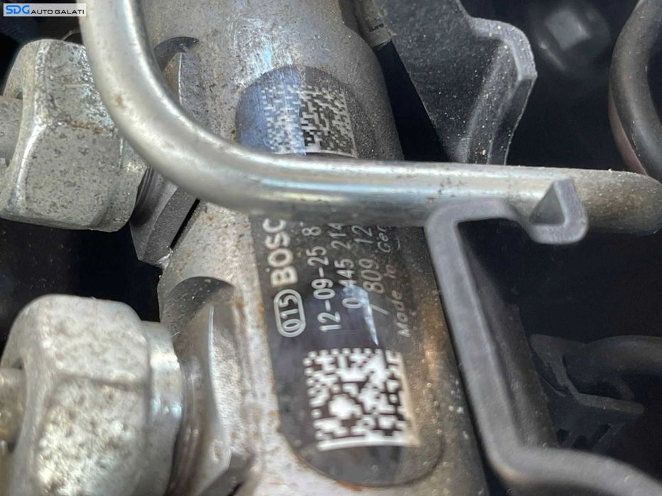 Rampa Presiune Injectoare Completa cu Senzor Senzori Regulator Presiune BMW X1 E84 2.0 D N47 2012 - 2015 Cod 0445214182 7809127 780912704 0281002948 0281002738 [C7518]