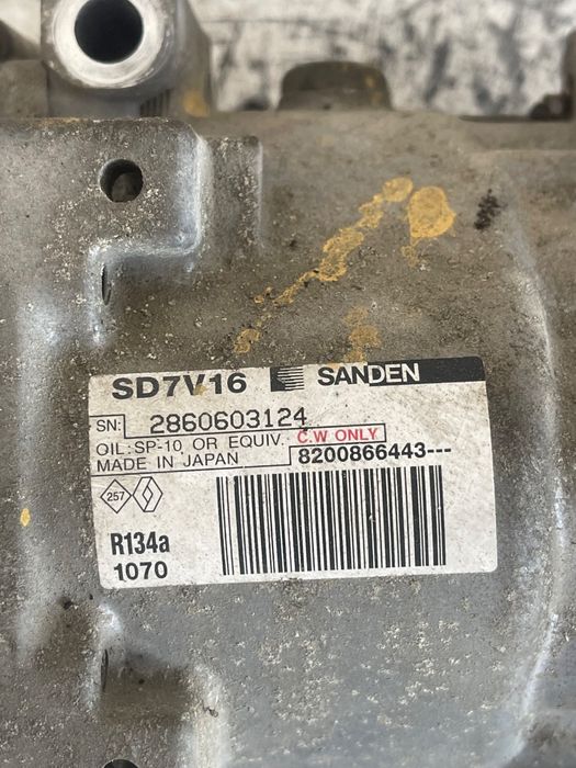 Compresor Ac Dacia Logan Ls_ 2004 - > 1.6I 8200866443