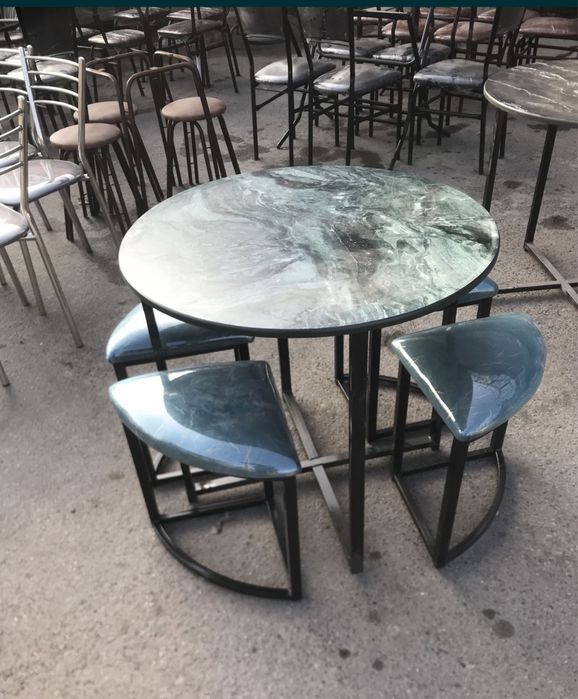 Кухонное стол и стулья Стол стулья Ошхонага стол стул Stol stul