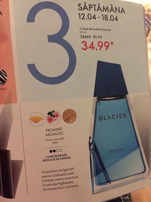 Glacier oriflame