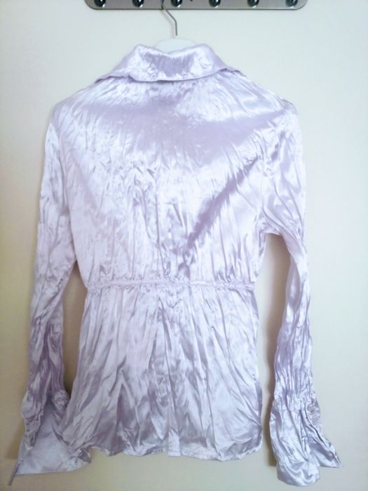 Вталена сатенена риза