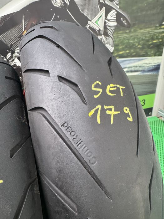 Set Anvelope Moto 110 70 17 si 150 60 17 Continental Road attack 2021 Cauciuc Fata spate Set179