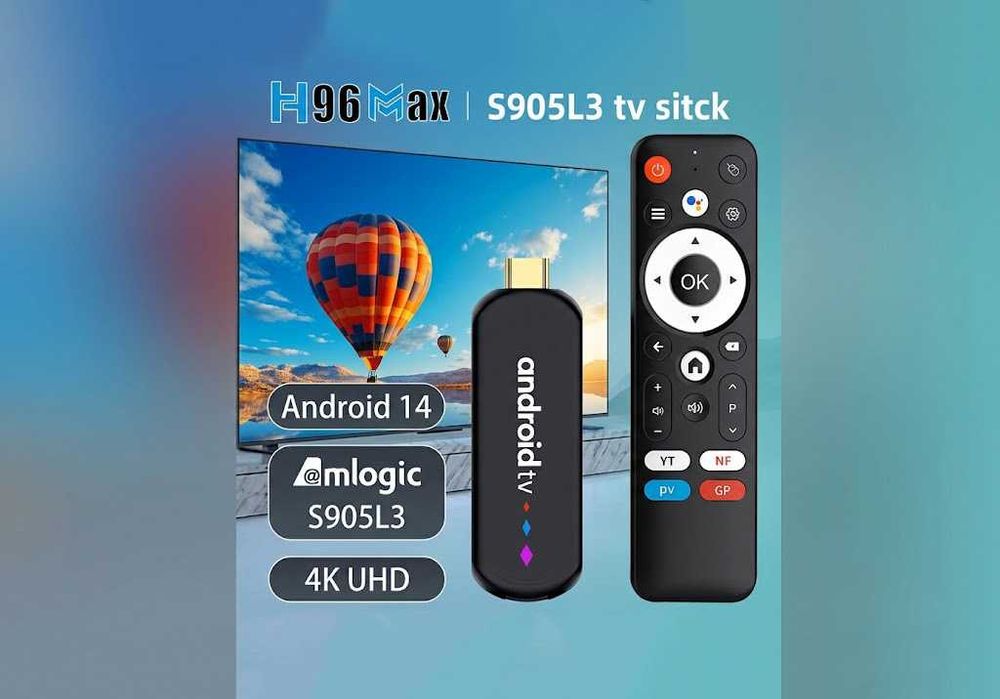 ANDROID 14 ТВ СТИК - 4K 2GB16GB S905L3 - TV Stick Донгъл box тв бокс, Smart TV Box Мултимедия Плейър ANDROID TV