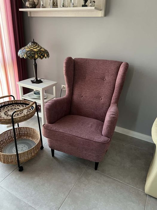 Фотьойл / кресло в цвят пепел от роза