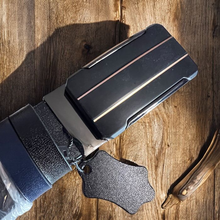 Мъжки колан от естествена кожа за официални поводи панталон или дънки