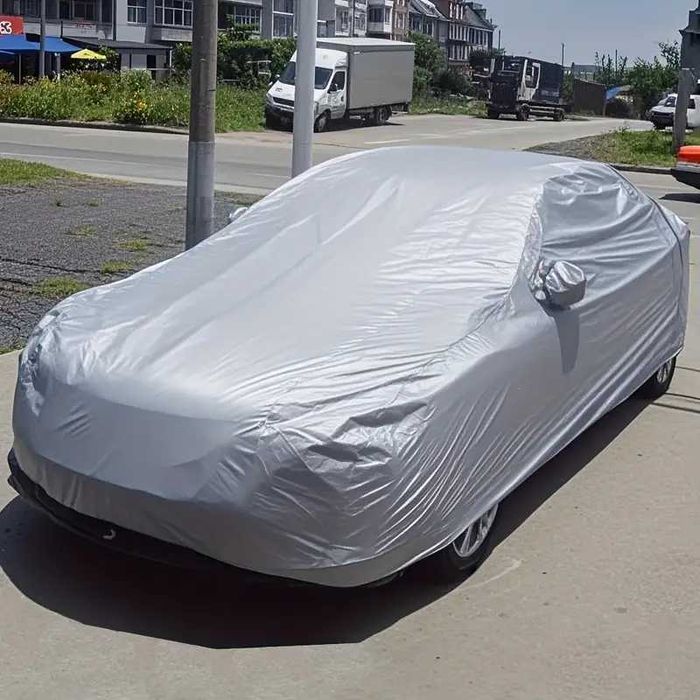 Prelata husa auto XL 540x175x120cm impermeabila Peva Protejeaza impotriva soarelui, ploii, grindinei, prafului si a zapezii.