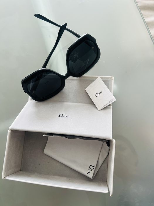 Черни дамски слънчеви очила Dior