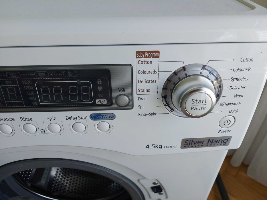 Пералня Samsung  Silver nanо F1245AV -  4.5кг.