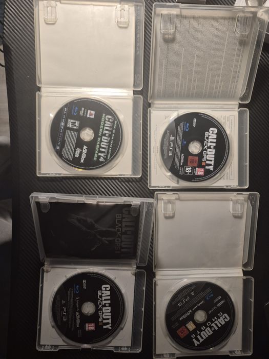 Vand colectie jocuri call of duty pentru ps3