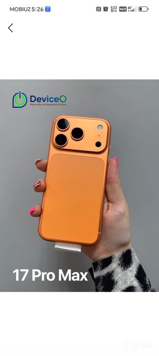 Yangi smartfon 17 Pro Max, original dizayn, yangi holat