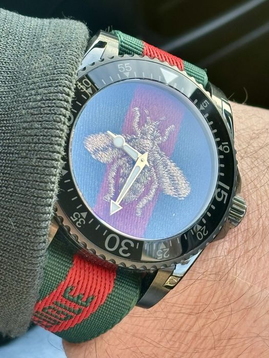 Gucci Ceas Scufundari  Full Set Acte Cutie Original 100%